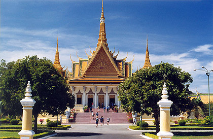 the Silver Pagoda, Phnom Penh, Cambodia