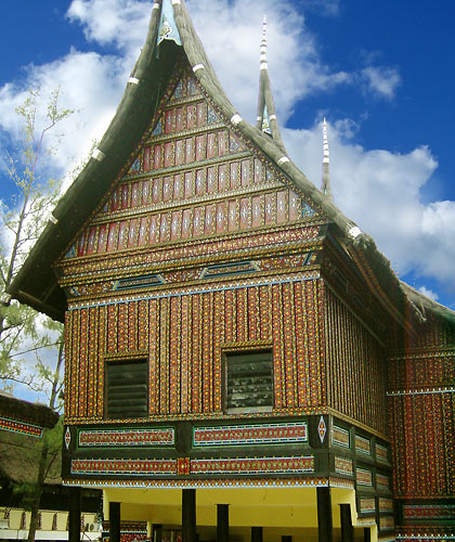 traditional Bataknese house at Taman Mini Indonesia Indah, Jakarta