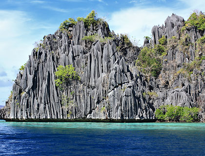 karst tower in Coron Island, picture 1