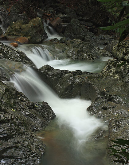 some of the mini-cascades along the stream at Palo Alto