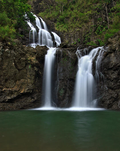 Balagbag Falls on an overcast day