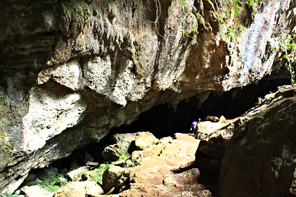 the mouth of Sumaguing Cave, Sagada