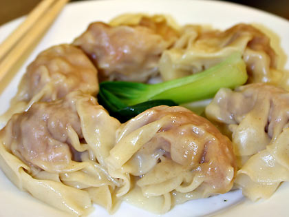 steamed dumplings at a Chinese restaurant in the Philippines